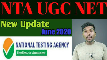 NTA UGC NET EXAM JUNE 2020/Apply online form/Job news in Hindi.