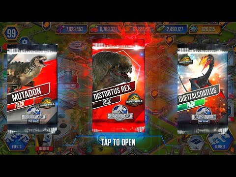 D-REX , MUTADON , and QUETZALCOATLUS PACKS OPENING! 🔥 | Jurassic World The Game 2025