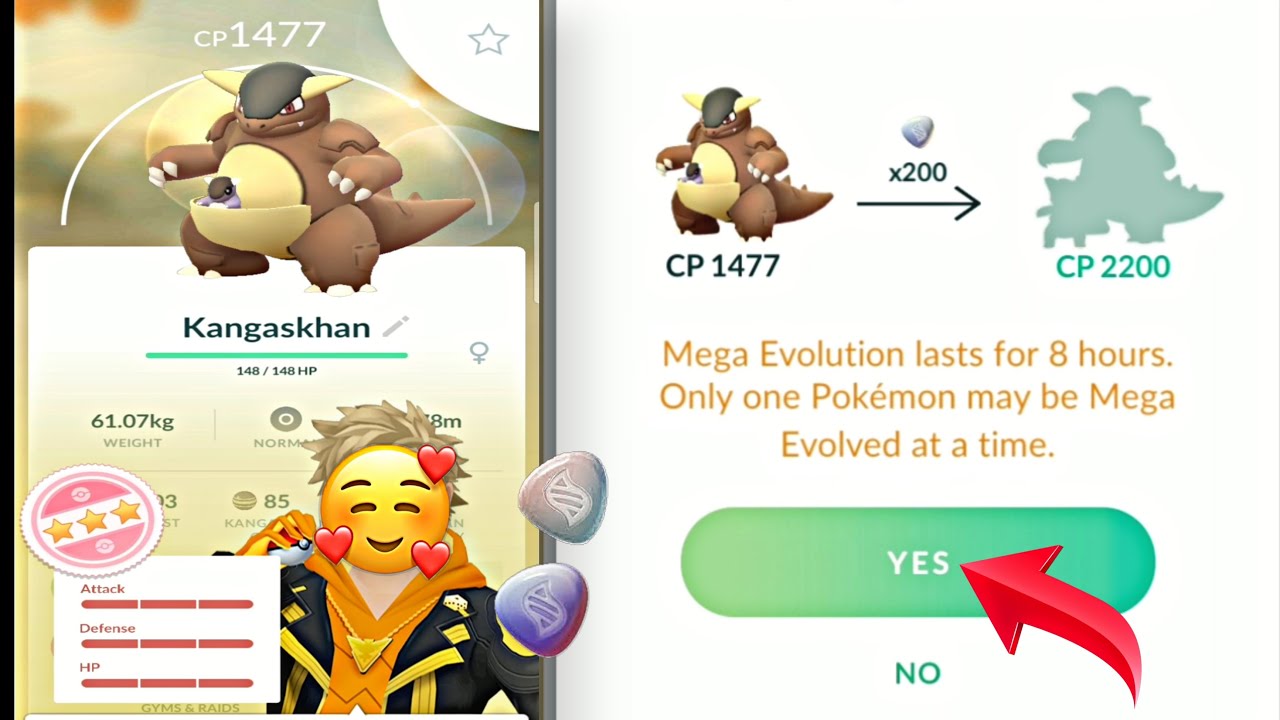 Hundo Kangaskhan in Pokémon Go 