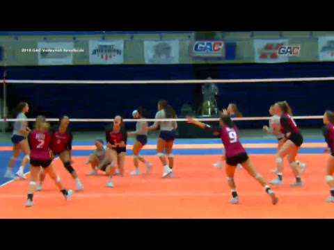 2018 GAC Volleyball Semifinals : SWOSU vs HSU