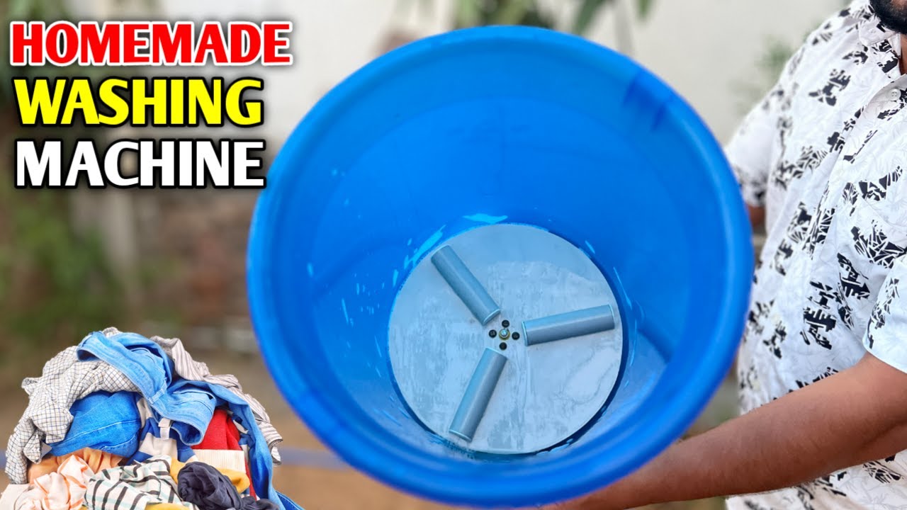 अब घर पर बनाओ सस्ती Washing Machine How to Make Washing Machine at