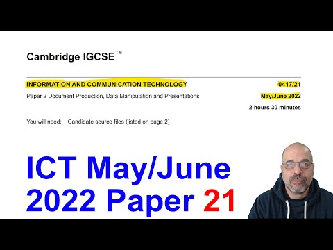 2022 June Paper 21, Cambridge 0417 Ict