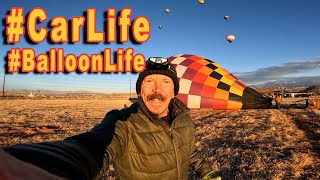 Car Camping, Camp Stove, and Hot Air Balloons - Car Life Van Life Balloon Life