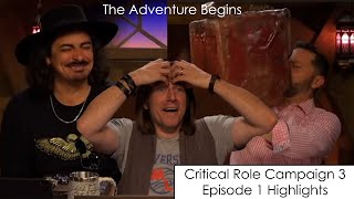 The Adventure Begins - Critical Role Episode 1 Highlights - The Draw of Destiny