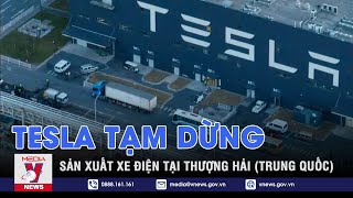 Tesla tạm dừng sản xuất xe điện tại Thượng Hải (Trung Quốc) - Tin thế giới - VNEWS