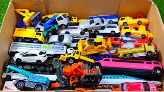Box Full Of Model Car DHL, Pick Up, Police Car, Volvo, Container Truck, Ambulance, Garbage #11