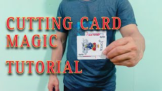 Cutting Card Magic Tutorial Gimmick