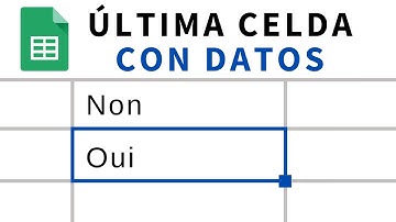 Obtener la última celda con datos en una columna en Google Sheets