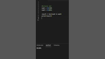 The AND bitwise operator in Python