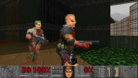 Doom (Unity) UV - E1M1 Hangar - 09:34