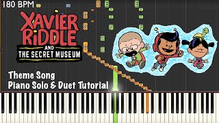 Xavier Riddle and the Secret Museum ~ Theme Song ~ Piano Solo & Duet Tutorial Resimi