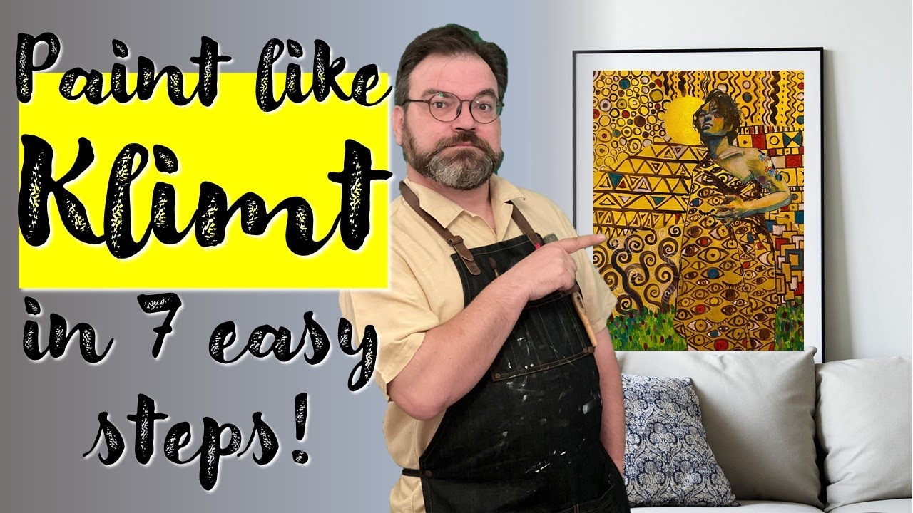 Paint like Klimt in 7 easy steps! YouTube