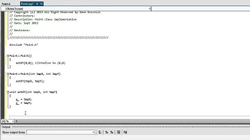 cpp separate class implementation files