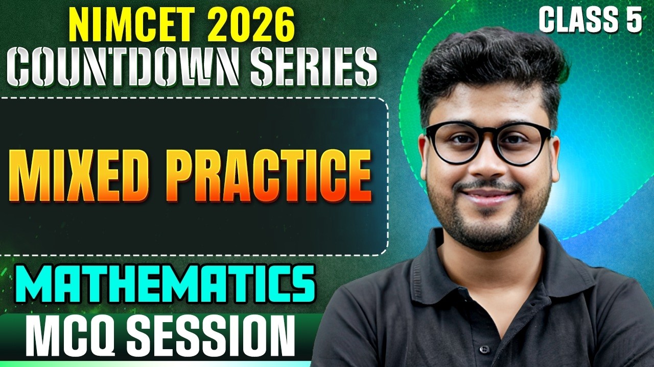Nimcet 2026 Mathematics Class 5 | Free Countdown Series For | BY ...