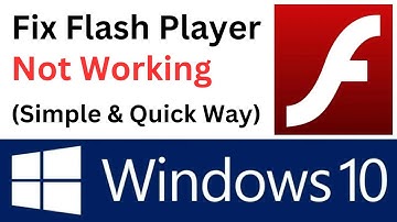 (Fixed): Flash Player Not Working In Windows 10 | Enable Adobe Flash Player Windows 10 (Easy Way)