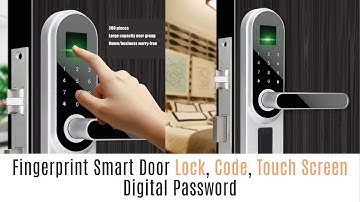 Fingerprint Smart Door Lock * Code, Touch Screen, Digital Password* | GH Guideline