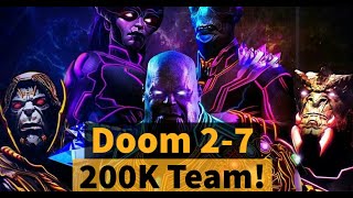200K Black Order Team! Doom 2-7 Campaign Unlock Guide! | Marvel Strike Force - Free to Play