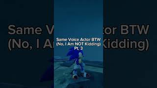 Same Voice Actor BTW #sonicthehedgehog #sonic #rogercraigsmith #sonicfrontiers #voiceacting