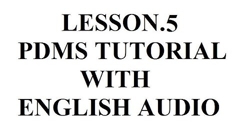 PDMS BEGINNER LESSON 5. HOW TO MIRROR, OFFSET & ROTATE EQUIPMENT.