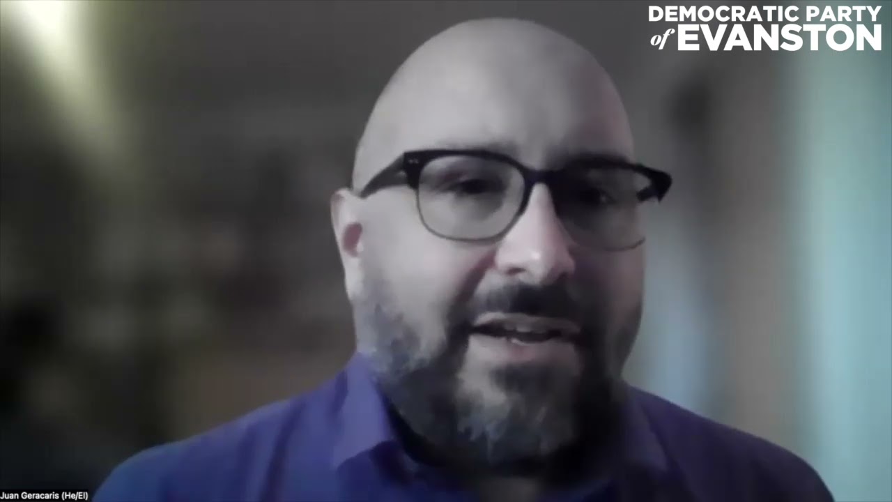 Interview with Juan Geracaris for 9th Ward Council Member in Evanston Illinois