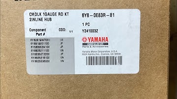 Yamaha tachometer install 6Y8-8350T-22-00 RPM/Troll computer #boat #yamaha#outboard motor #fishing