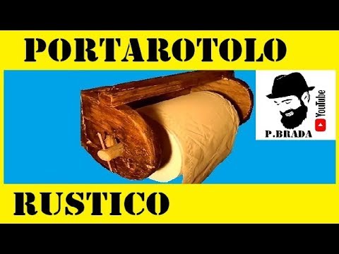 Creare un Portarotolo Rustico Fai da te(con attrezzi base) dai Palletts by Paolo Brada DIY
