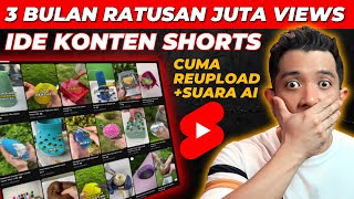 Konten Shorts Pintar! Dalam Hitungan Bulan Ratusan Juta Views | Cara Cari Uang di Youtube Shorts screenshot 5