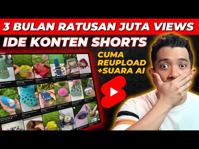 Konten Shorts Pintar! Dalam Hitungan Bulan Ratusan Juta Views | Cara Cari Uang di Youtube Shorts class=