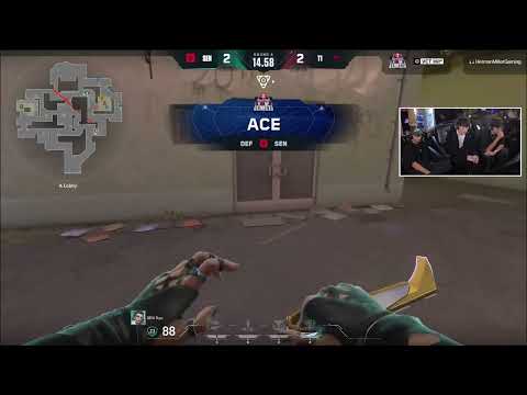 Tenz & FNS React to SEN’s New IGL Kyu Dropping a Solo 6K Ace vs T1 at Red Bull Home Ground