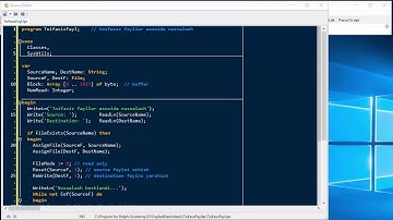 #16 Delphi Academy Darslari - Object Pascalda Toifasiz Fayllar - Barcha ko