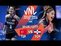 TUR vs. DOM - Highlights Week 3 | Women's VNL 2021