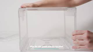 Mint Supply Drop Front Shoe Box Assembly Instructions