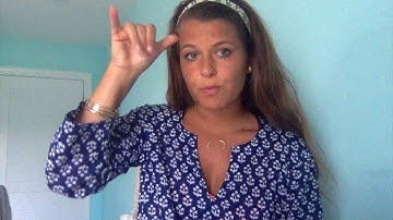 ASL 1 Unit 4 simple phrases and vocabulary words