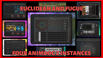 Euclidean Sequencer & Fugue Machine controlling Animoog Z