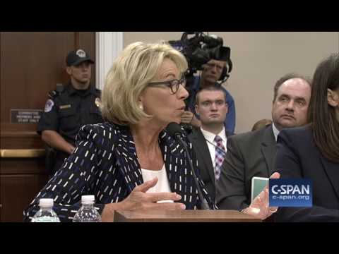 Rep. Clark (D-MA) asks to Education Secretary DeVos about discrimination (C-SPAN)
