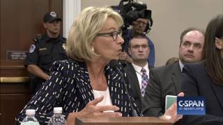 Rep. Clark D-Ma Asks To Education Secretary Devos About Discrimination C-Span