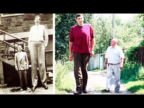 Video: Las personas más altas del planeta. Un hombre alto