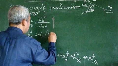 Acceleration analysis of a slider crank mechanism 4