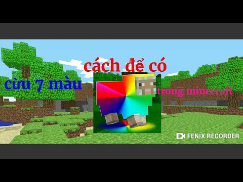 Cách để có con cừu 7 màu trong minecraft - Chơi trò chơi 365