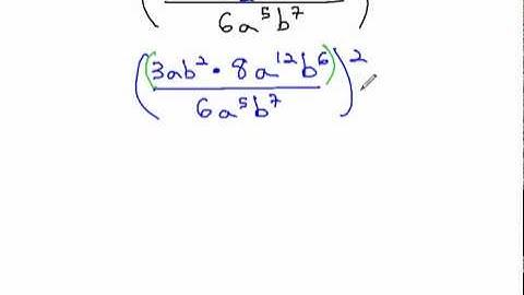 Exponent Properties - Power/Product/Quotient/Power Rules