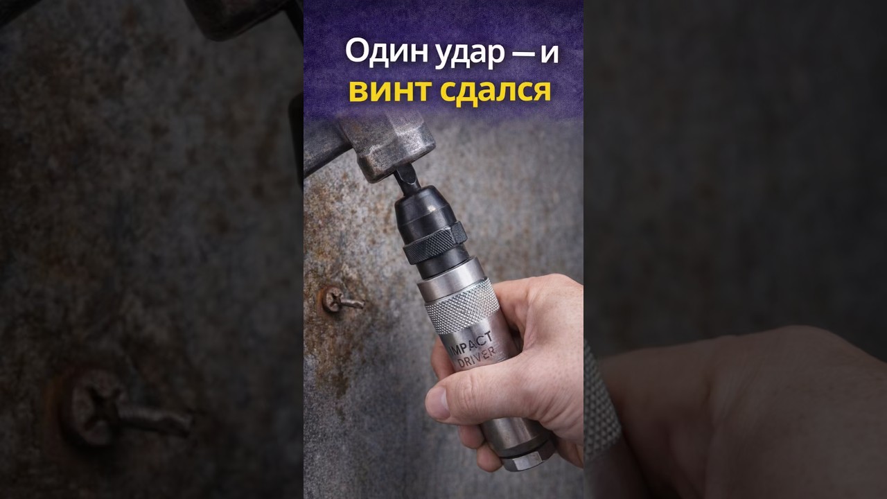 Если винт «прикипел» — попробуй этот способ 