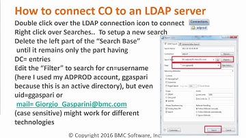 Configure LDAP authentication - part1 | TrueSight Capacity Optimization