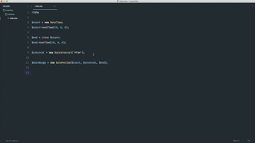 PHP Essentials: DateTime: DateTime Periods (7/9)