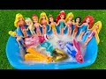 Satisfying ASMR Cleaning! Help Elsa, Anna & Ariel Get Clean Again