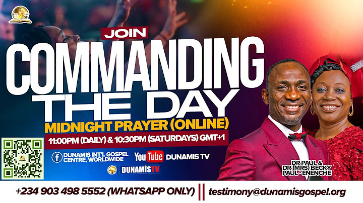 COMMANDING THE DAY MIDNIGHT PRAYER || 17-06-2025