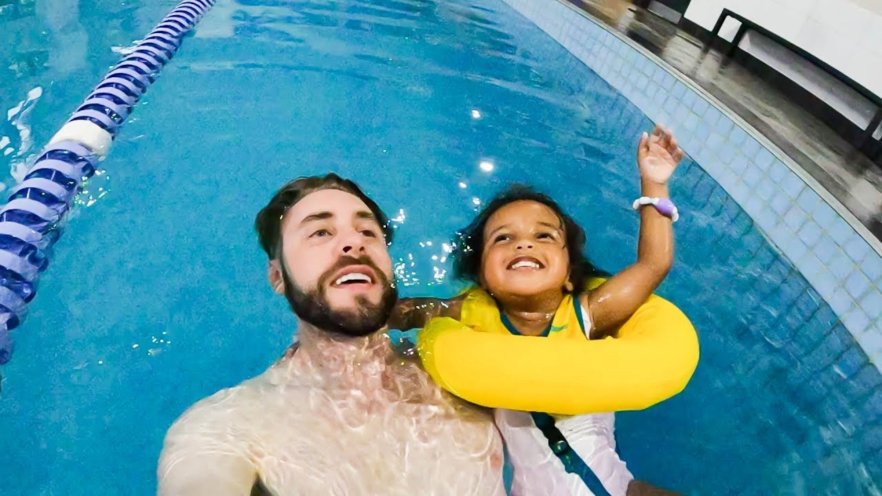 Teaching Zoe To Swim YouTube