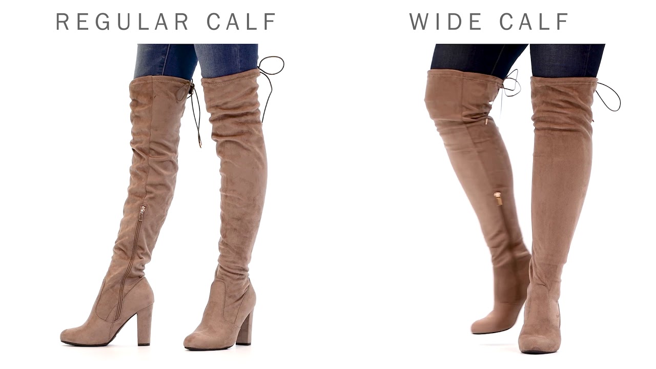 maya wide calf over the knee boot