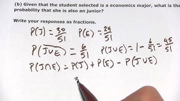 Statistics: Intersection and Conditional Probability