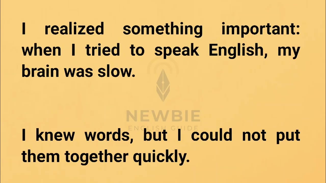 How I Learned English in 5 Months || My Powerful Story 🔥 || Graded Reader || Improve Your English ✅