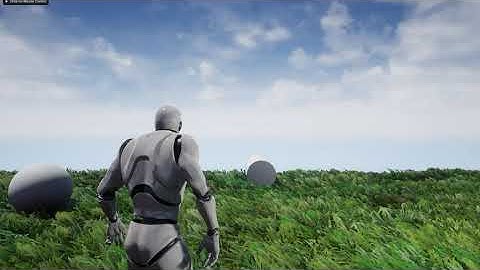 Interactive grass and wind - Unreal Engine 4